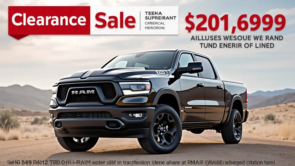 Ram Truck Clearance Deals Explored