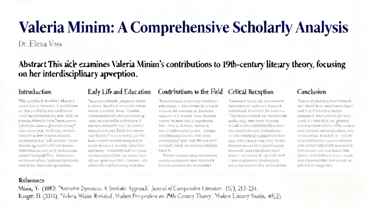 Understanding the Concept of Valeria Minim
