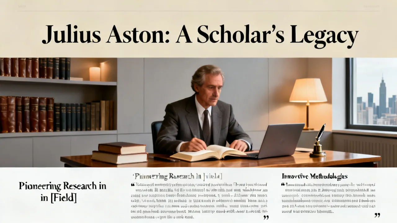 The Legacy of Julius Aston