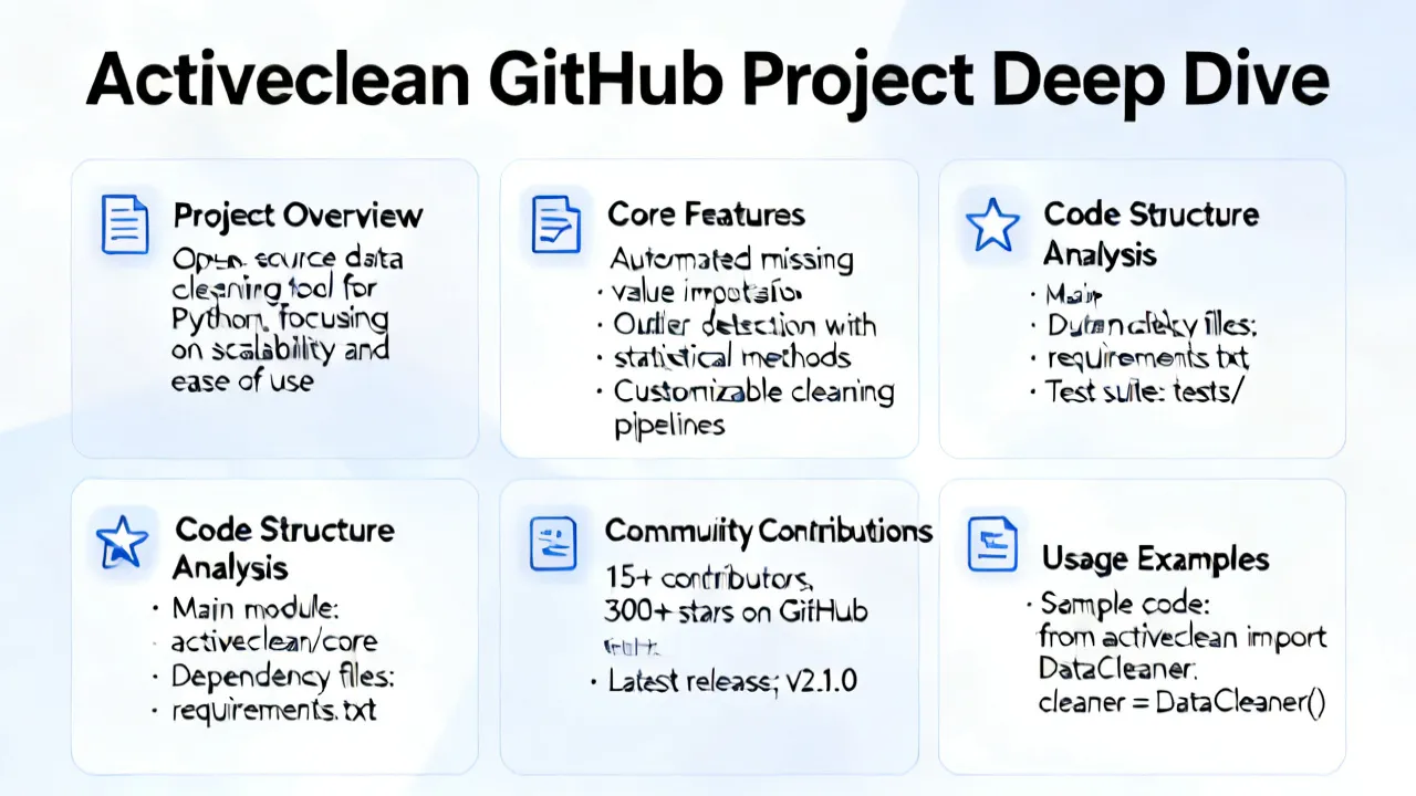 Analyzing Activeclean on GitHub